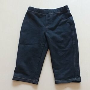 3t cotton dark blue denim capris jeans